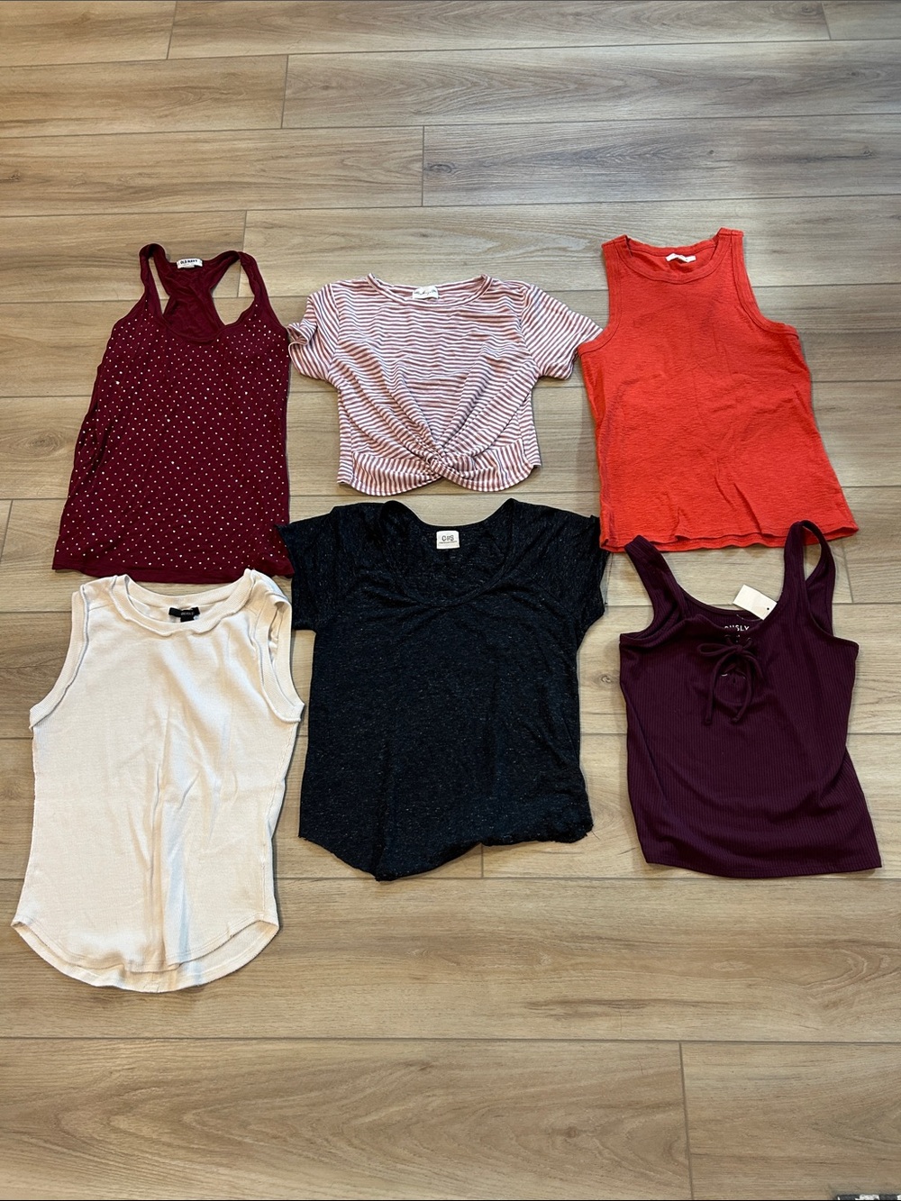 Bundle Women's Summer Mixed Tank & Tee Set size S